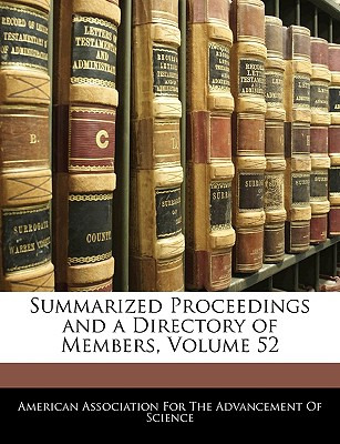 Libro Summarized Proceedings And A Directory Of Members, ...