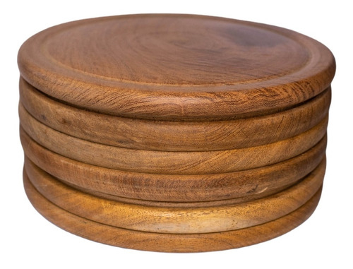 Tabla De Madera Para Asado Plato Madera De 24cm Kositaspami