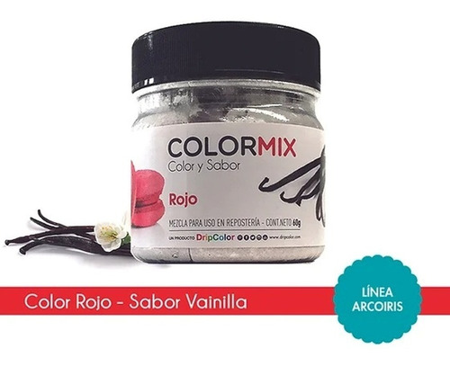 Colorante En Polvo Color Mix Gourmet - Rojo