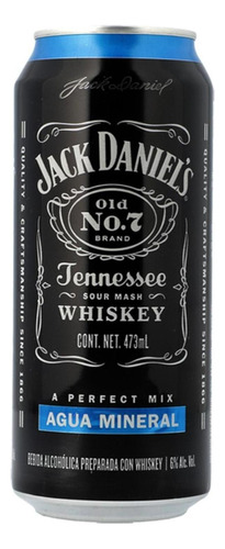Pack De 24 Bebida Preparada Jack Daniels Agua Mineral Lata 4
