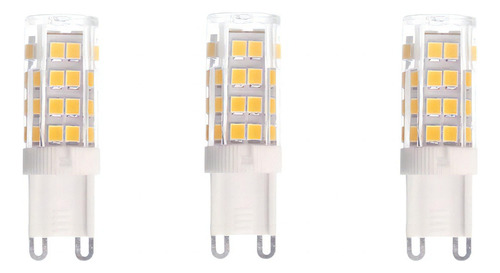 Kit 3 Lâmpadas Led G9 Bipino 3.5w Branco Quente Halopim 220v Cor da luz Branco-quente