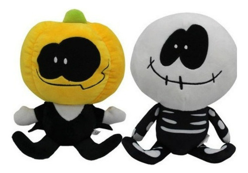 Muñecos De Peluche De Juego Friday Night Funkin, Skid Y Pump