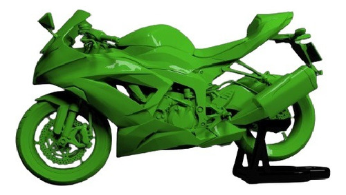Maqueta Moto Kawasaki Ninja Zx-6r 636  Impresion 3d