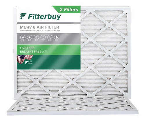 Filtro De Aire Merv 8 Dust Defense De 12 X 16 X 1 (paqu...