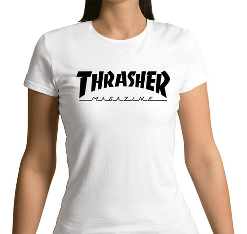 Remeras Mujer Trasher Skate |de Hoy No Pasa| 4b