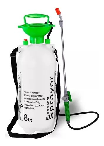 Fumigadora Manual De 8 Litros Mpower Color Blanco