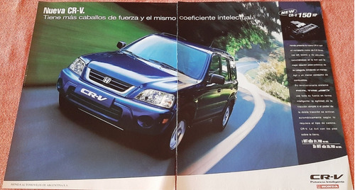 Honda Cr-v 1999 2000 Publicidad