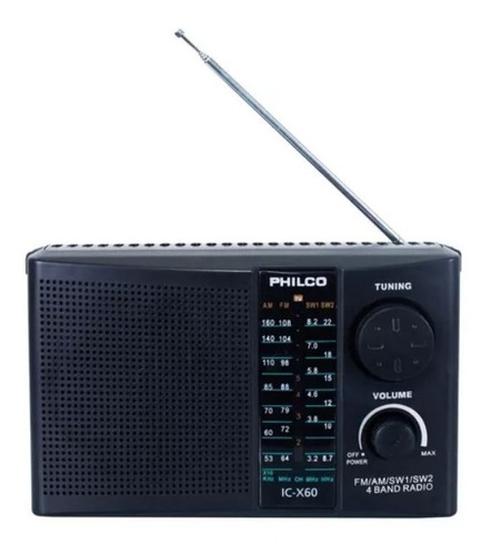 Radio Portatil Philco Am/fm Ic-x60