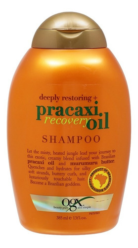 Ogx Shampoo Pracaxi Recovery Oil - Libre De Sulfatos