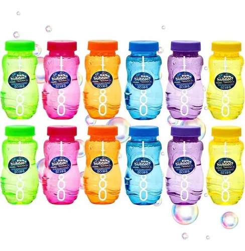Juego Burbujas Jabón Magicat 12 Unidades - Mangos De Cachorro - 30ml Por Tubo - Ideal Fiestas Infantiles