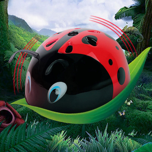 Casco De Bicicleta Para Niños 3d Ladybug, Casco De
