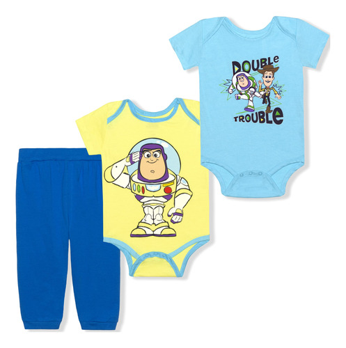 Disney Toy Story Buzz Lightyear Y Woody Boys Conjunto De Mon