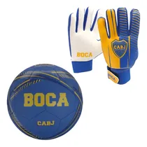 Comprar Combo Futbol Boca Pelota Nro.5 + Guantes