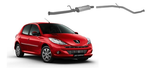 Kit Instalacion N°1 Escape Delantero Peugeot 207 1.6 16v