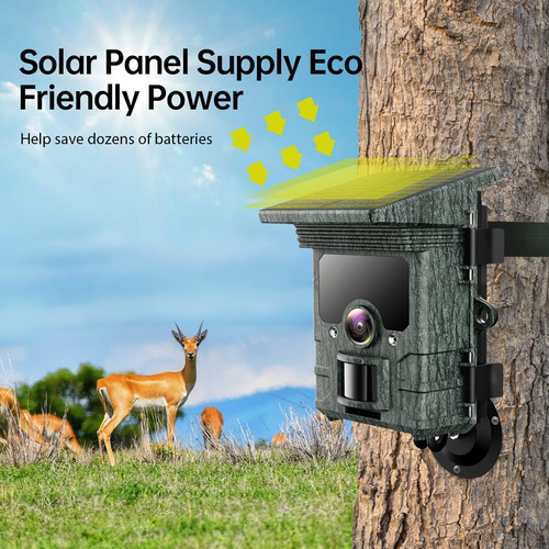 Cámara Solar Trail 4k 30fps - Wifi Bluetooth 46mp Cámara De