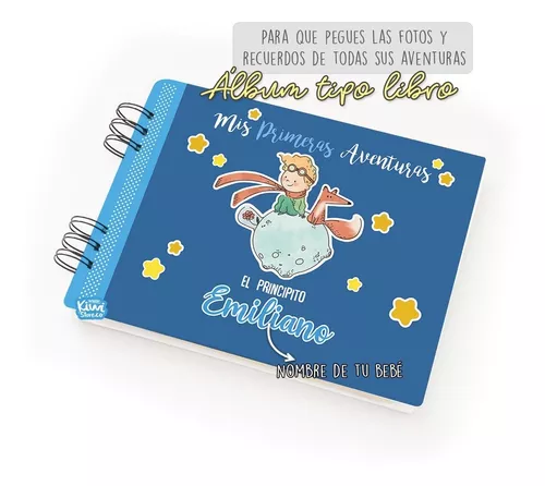 Libro de recuerdos de bebé personalizado - Libro de recuerdos - Álbum de  bebé del principito