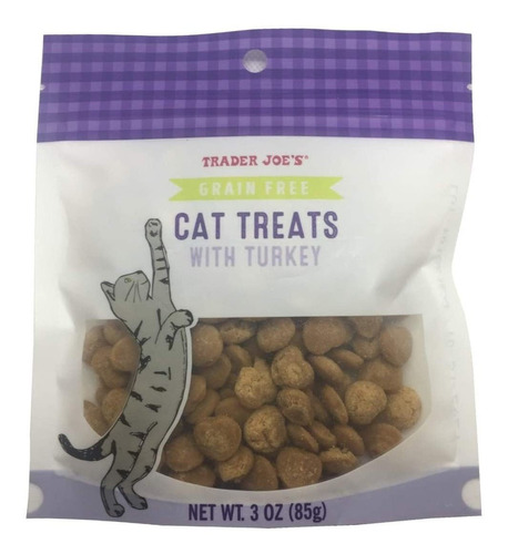 Trader Joes Grain-free Cat Treats Con Turquía, 3 Onzas (3.00