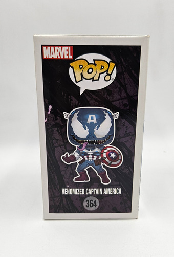 ### Funko Pop Marvel Venom Venomized Captain America 364 ###