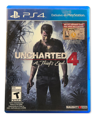 Uncharted 4: A Thief's End  Ps4 Físico