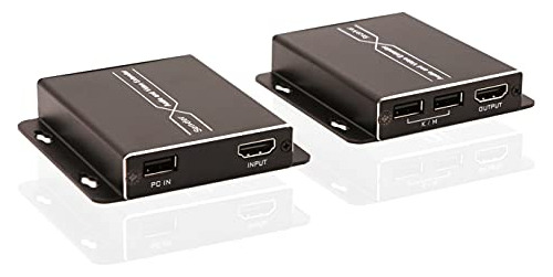 . ft Pie Uhd Hdmi Kvm Usb Sobre Cate Extender Soporte