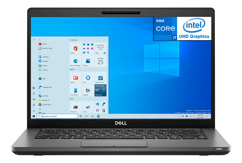 Laptop Dell Latitude 5400 Core I7 16gb 512gb Ssd Negro (Reacondicionado)