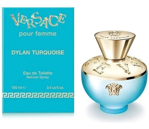 Versace Dylan Turquoise 100ml Edt - Original P/dama