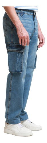 Jeans Recto Regular Lob Cjnr0016 Hombre