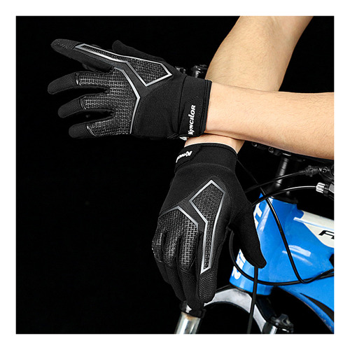 Guantes Negros De Verano Con Protección Solar Uv Para Hombre