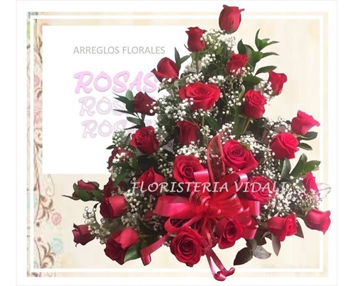 Arreglo Floral - 24 Rosas (envio Gratis)