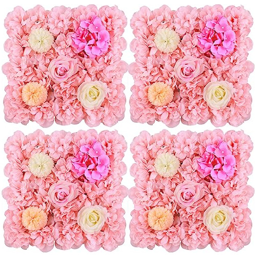 Aboofx Paneles De Pared De Flores, 4 Paquetes De 15 X 15 Pul