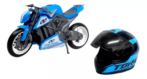 Moto de Corrida Pro Tork com Pneu de Borracha Sortido - Comprarei