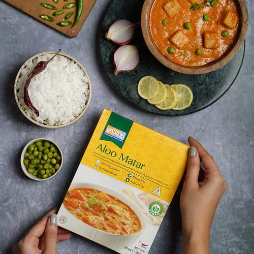 Comidas Veganas Listas Para Microondas Aloo Matar 1932
