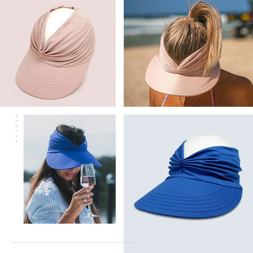 Sombrero Sol Mujer Uv Protección Gorra Deportiva De Playa