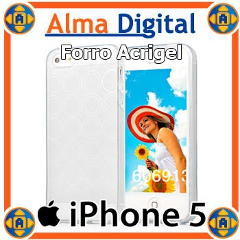 Forro Acrigel iPhone 5 5s Estuche Protector Goma Manguera