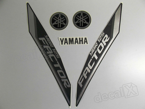 Kit Adesivos Yamaha Ybr 125 Factor 2011 Vermelha 10316