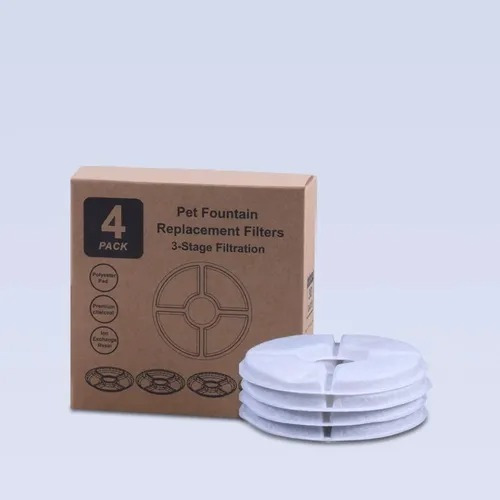 Filtros Fuente De Agua Perros Y Gatos Pack X4 Mod. Dr008