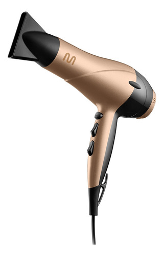 Secador De Cabelo Gold 2000w 220v Multi Care - Eb186 Cor Dourado