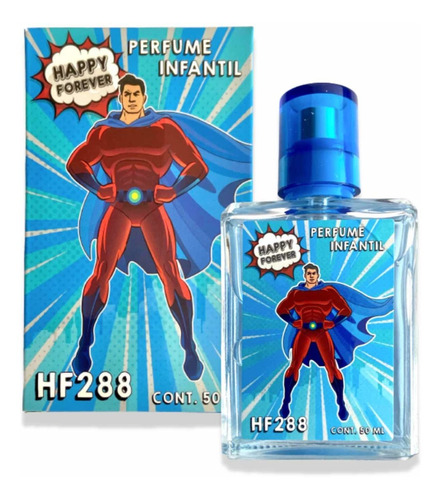 Perfume Infantil Niño Superhéroe Happy Forever 50ml Colonia