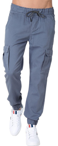 Pantalón Moda Cargo Hombre Azul Salvaje Tentación 53704622