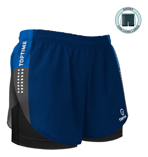 Short Para Correr Entrenar Ejercicio Corto Con Licra Run L24