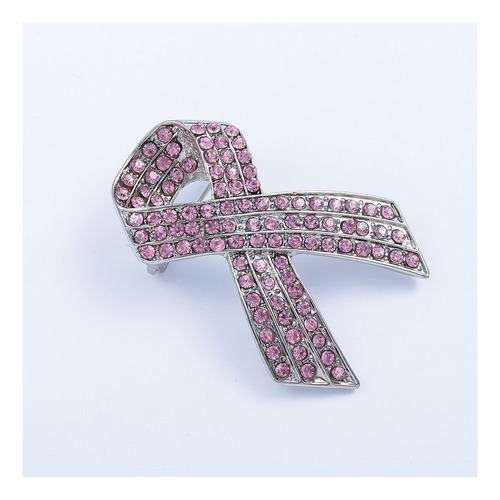 ./ 3x Festa De Caridade Câncer De Mama Cristal Pin Fita
