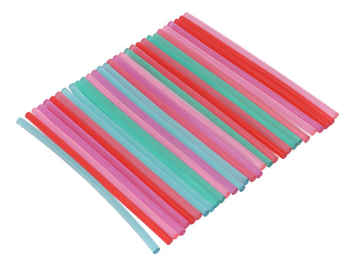 30 Barras De Pegamento Caliente De Colores, Fuerte Adhesión