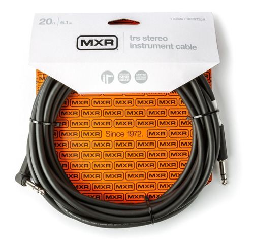 Cable Stereo Trs Mxr Trs 20r 20ft