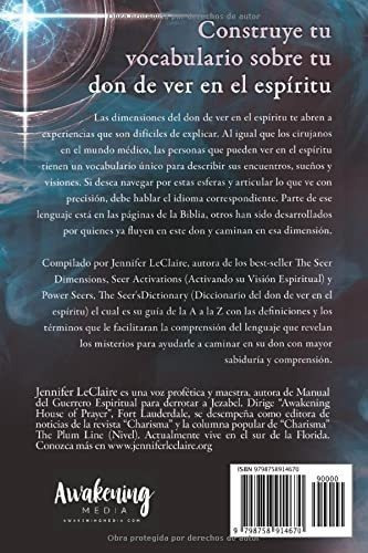 Diccionario Del Don De Ver En El Espiritu Una Guia., de LeClaire, Jenni. Editorial Independently Published en español