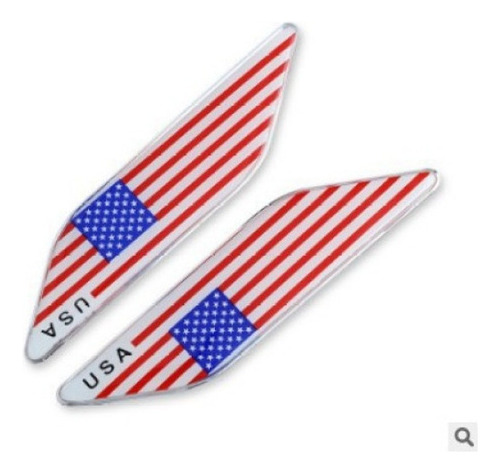 Insignia Decorativa Diseño Bandera Americana Impresa En 3d