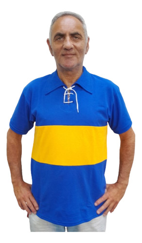 Camiseta De Boca Juniors Bicampeón 1934-36 Reliquia Retro !