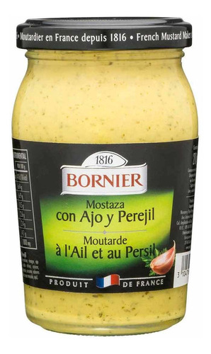 Mostaza Bornier Ajo Y Perejil 210g