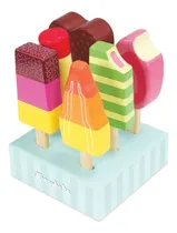 Comprar Juego De 6 Paletas Helados Madera Multicolor Niños 2 Años+ 