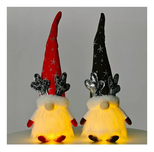 Gran Decoración 50 Cm Gnomo Luminoso, 2