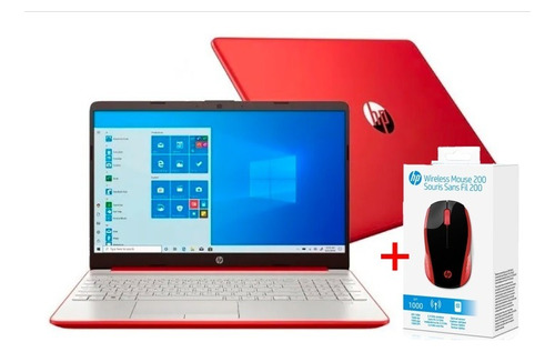 Laptop Hp 15.6 Roja Ram 16gb Ssd 512gb Pentium Silver +mouse